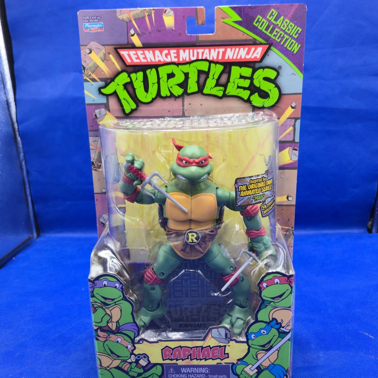 TMNT Classic Collection Raphael Action Figure Playmates New In Box