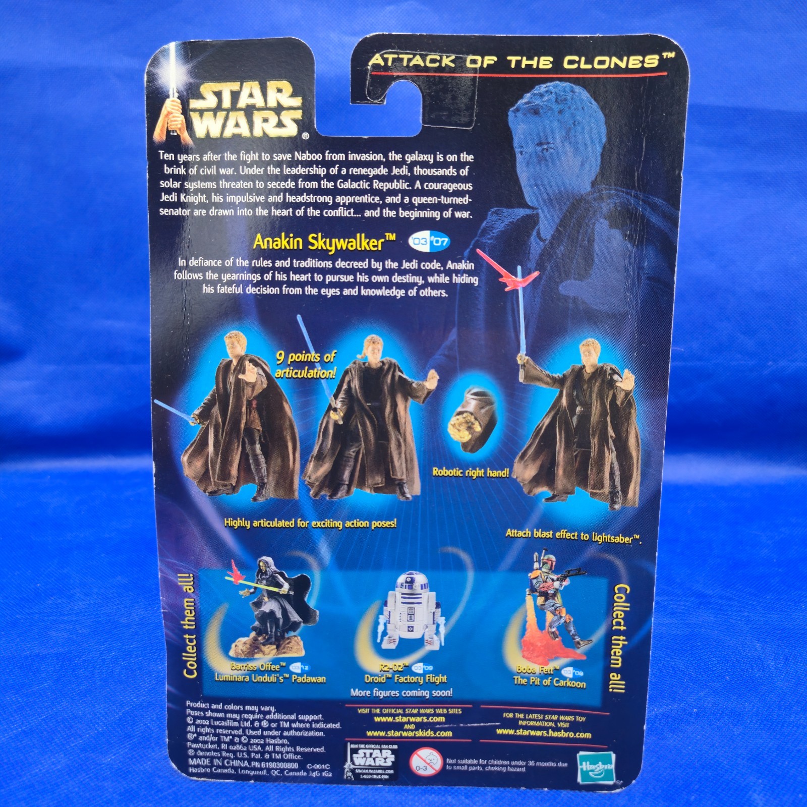 2003 Star Wars AOTC Anakin Skywalker Secret Ceremony #07 SEALED MOC Saga Wedding