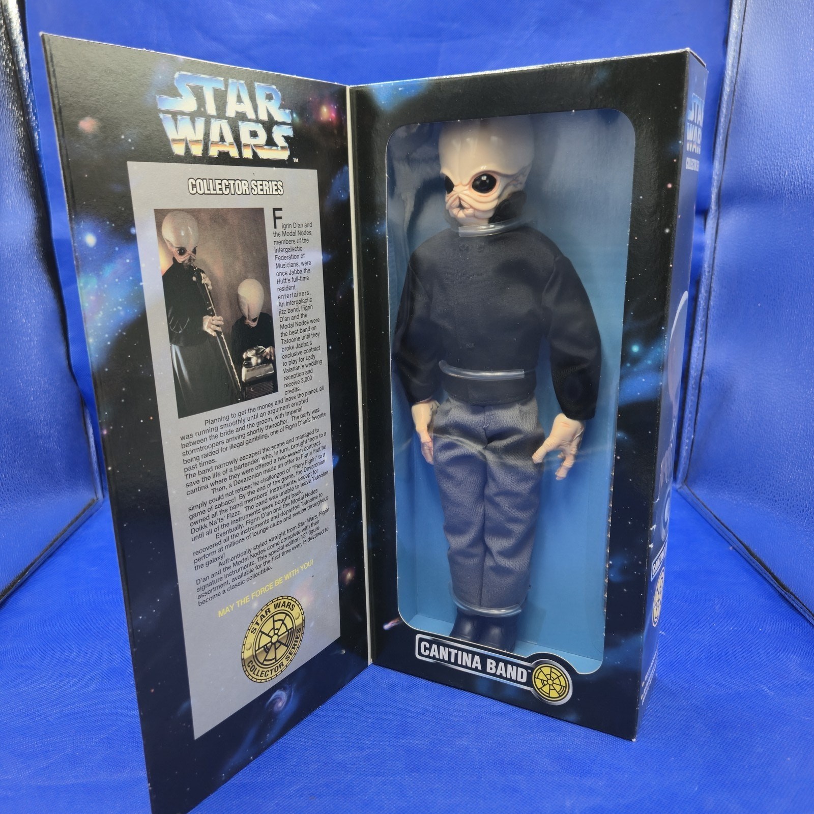 Star Wars Collector Series 12in Doikk Na’ts Cantina Band 1997 Sealed