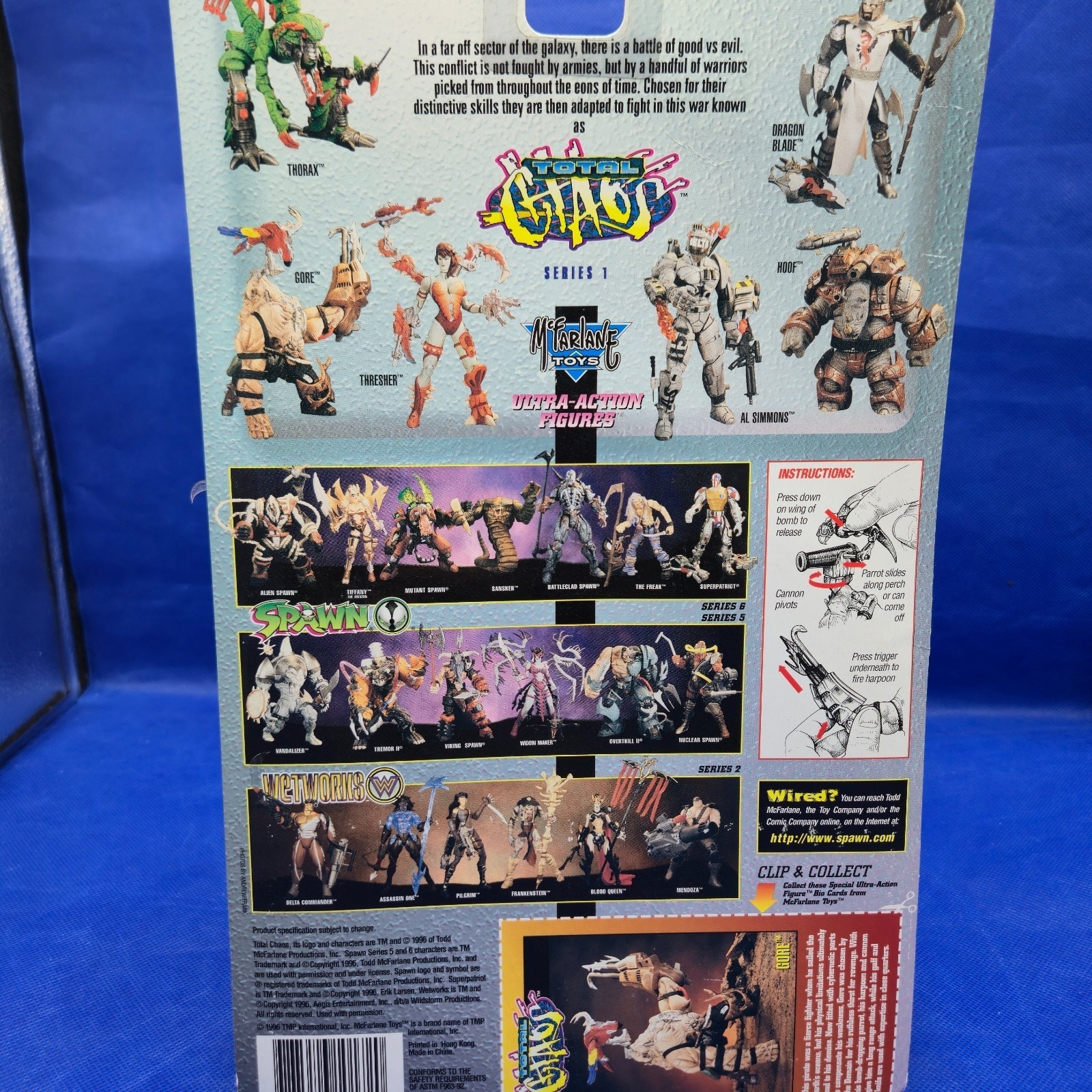Todd McFarlane’s Total Chaos Gore Ultra-Action Figure New In Box