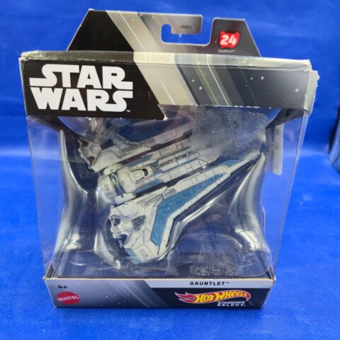 Star Wars Hot Wheels Starships Select Gauntlet Ship w/ Stand