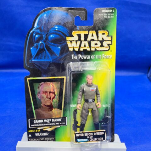1997 Star Wars POTF Grand Moff Tarkin 1st Appearance SEALED MOC Kenner Green Car