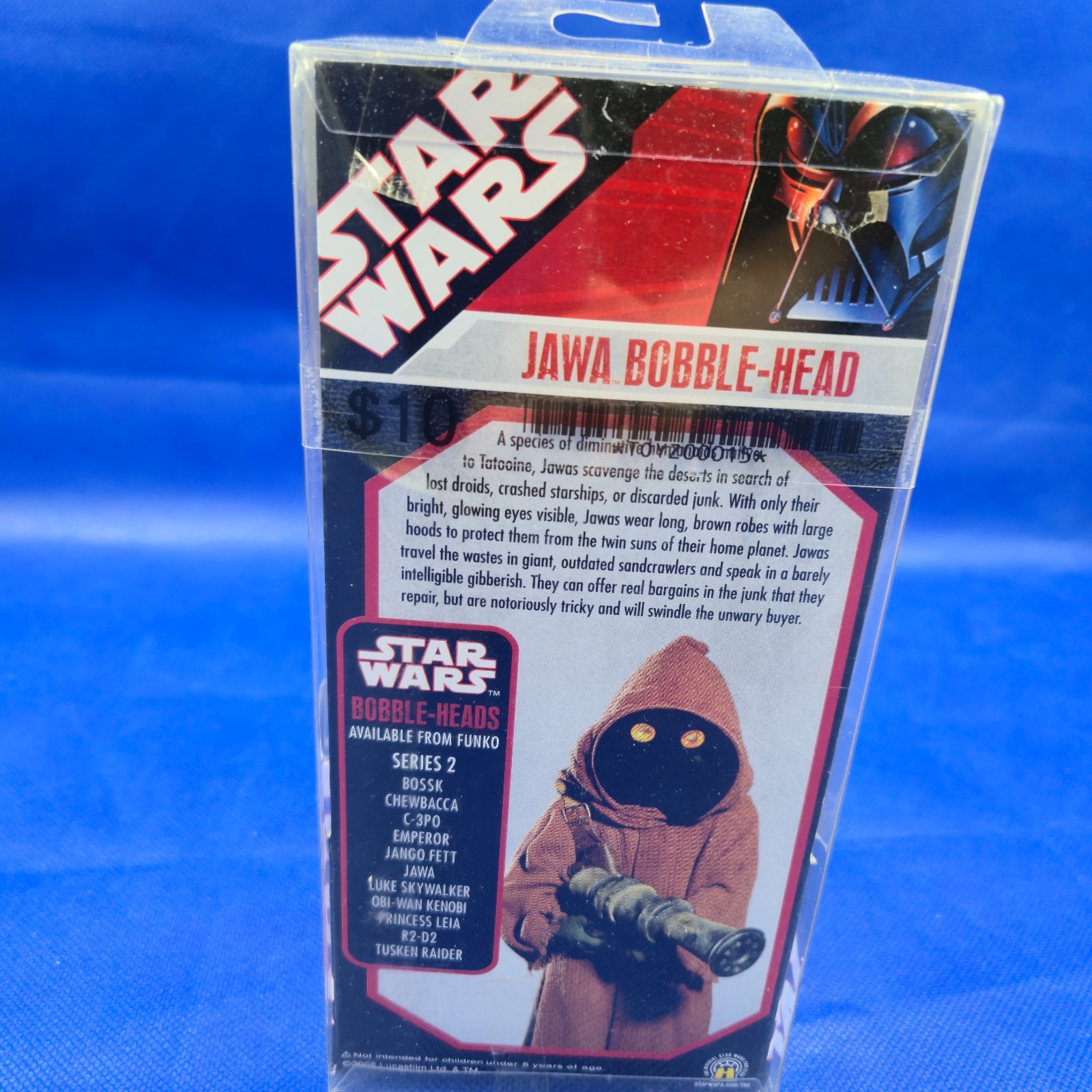 Star Wars Funko Wacky Wobbler Jawa Bobblehead – 2007 Classic Funko Figure – NIB