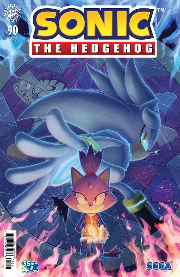 Sonic the Hedgehog #90 comic book cover