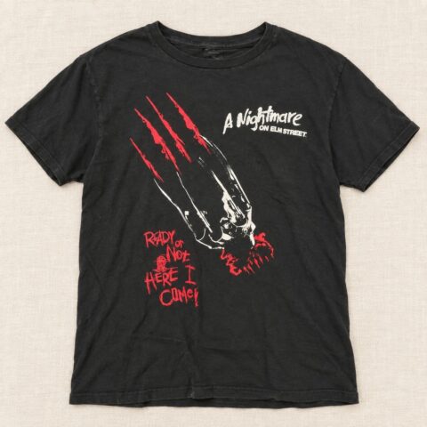 A Nightmare on Elm Street T-Shirt XL Black Freddy Krueger Horror Movie Graphic