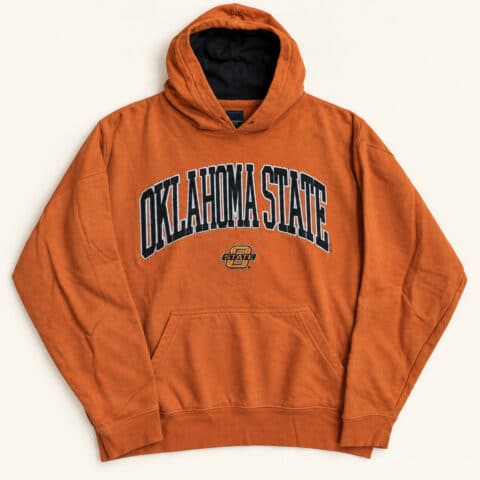 Oklahoma State Cowboys Orange Pullover Hoodie OSU Spellout XL