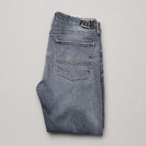 DENIZEN From Levi's 232 Jeans Mens 36x30 Slim Straight Blue Distressed