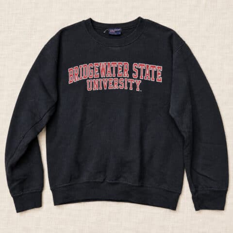 Bridgewater State University MV Sport Sweatshirt Black Adult Small
