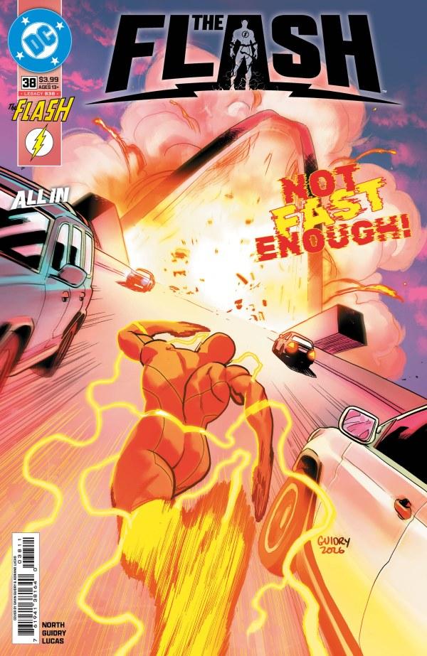 The Flash #38 (838) comic book cover