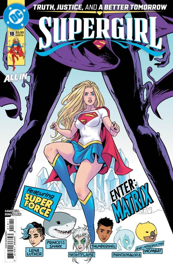 Supergirl #18 comic book cover