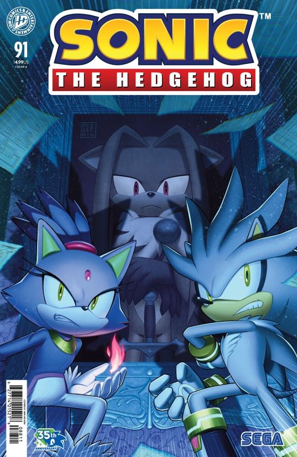 Sonic the Hedgehog #91 comic book cover