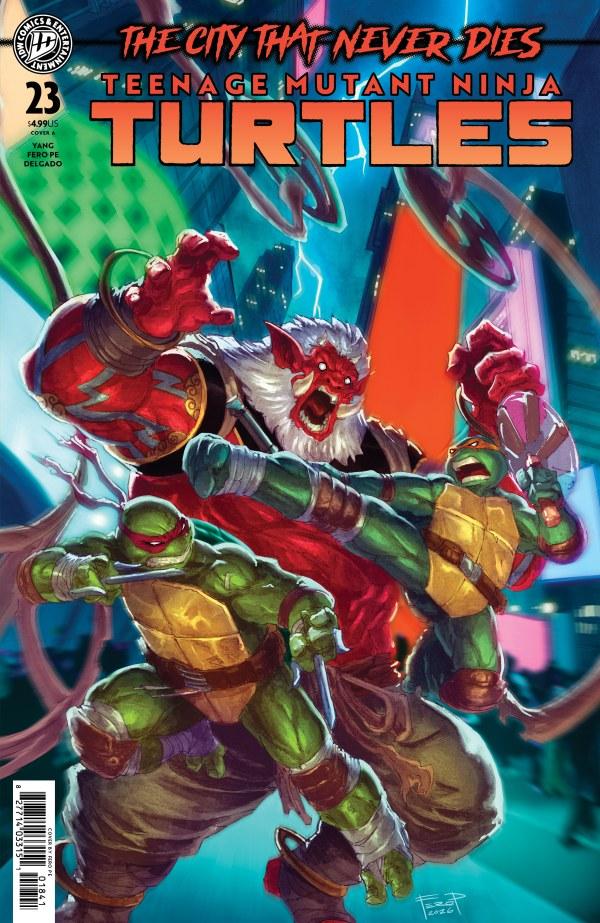 Teenage Mutant Ninja Turtles #23 comic book cover