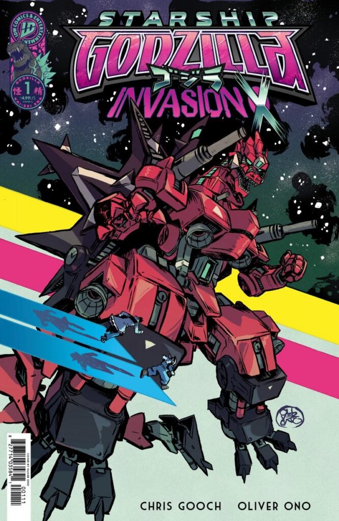 Starship Godzilla: Invasion X #1 comic book cover
