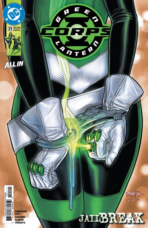 Green Lantern Corps #21 comic book cover