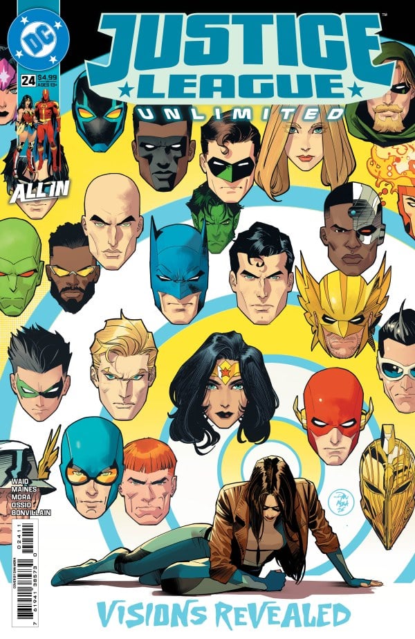 Justice League Unlimited #24 comic book cover